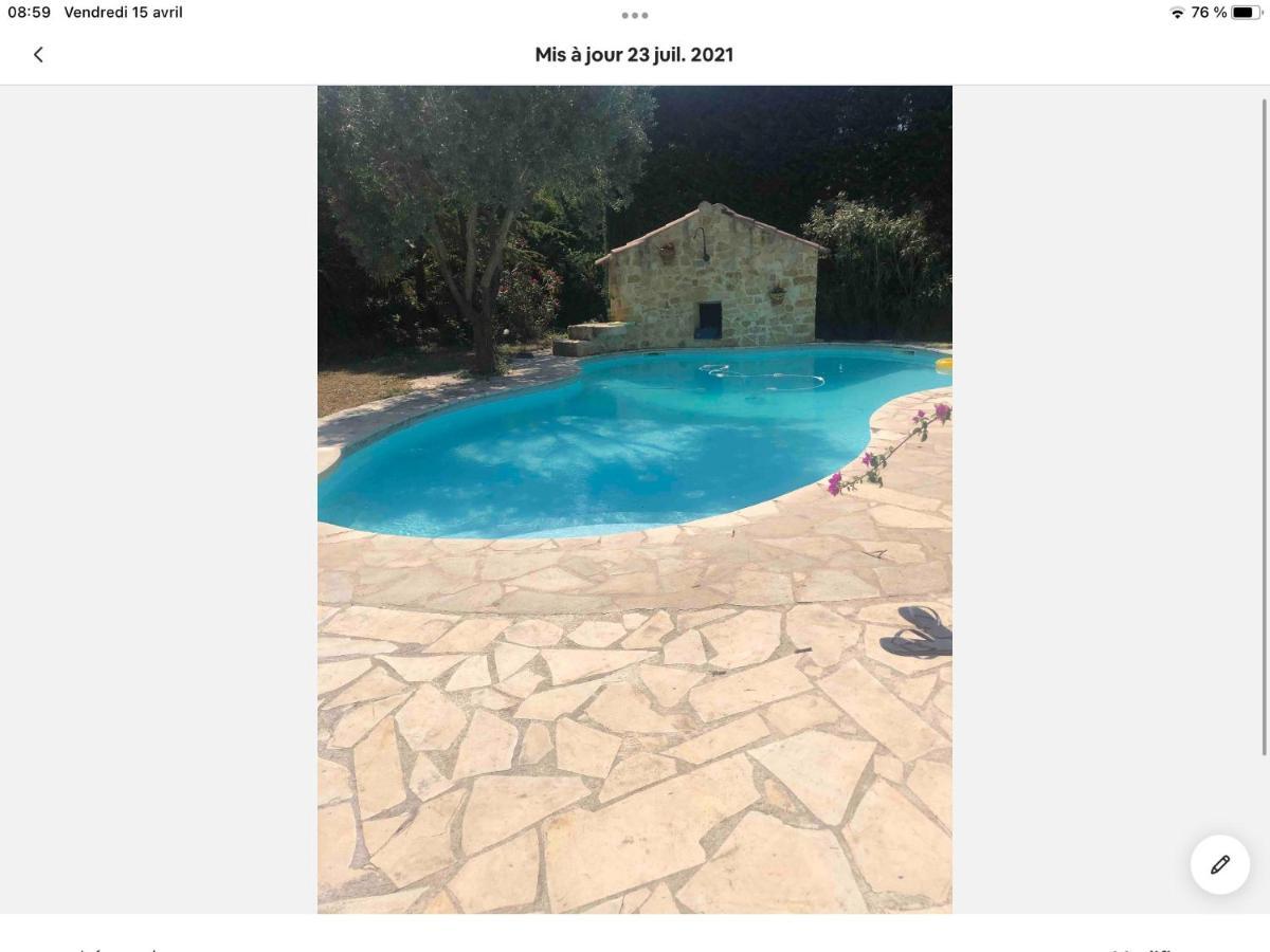 Studio Oustaou Acces Piscine Marseille Luaran gambar